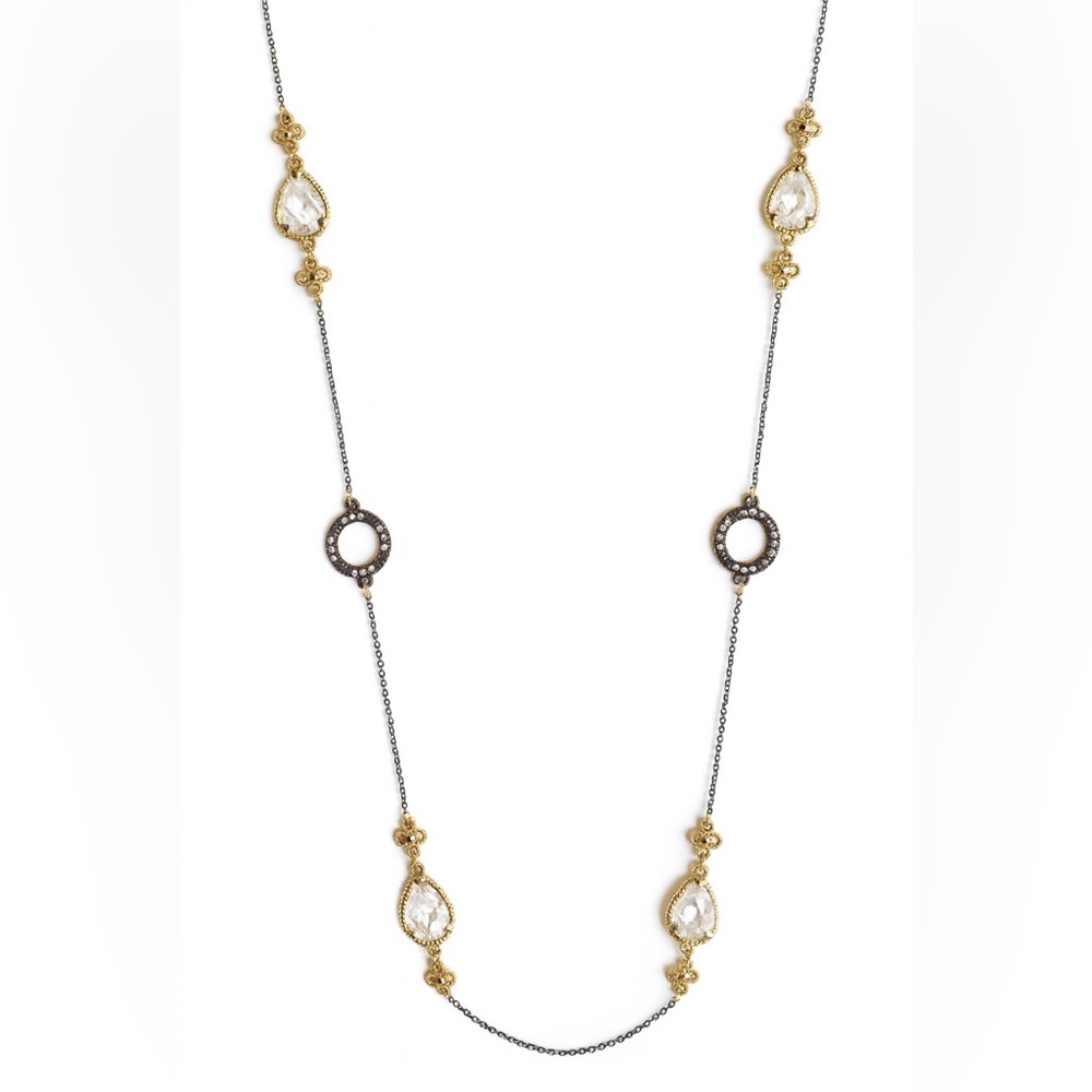 Celeste Crystal Station Necklace